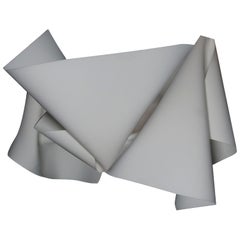 Moooi Large Grey Fold Rug in Low Pile Polyamide by Celia Hadeler