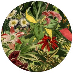 Moooi Small Extinct Plants Round Rug in Soft Yarn Polyamide