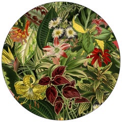 Moooi - Grand tapis rond « Extinct Plants » en polyamide souple