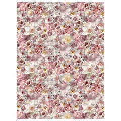 Moooi Large Flowergarden Day Rectangle Rug in Wool with Blind Hem Finish