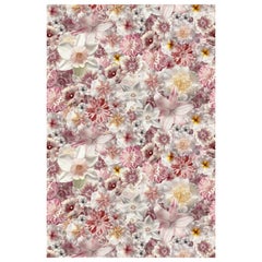 Kleiner rechteckiger Flowergarden Day-Teppich aus weichem Polyamide-Garnstoff von Moooi