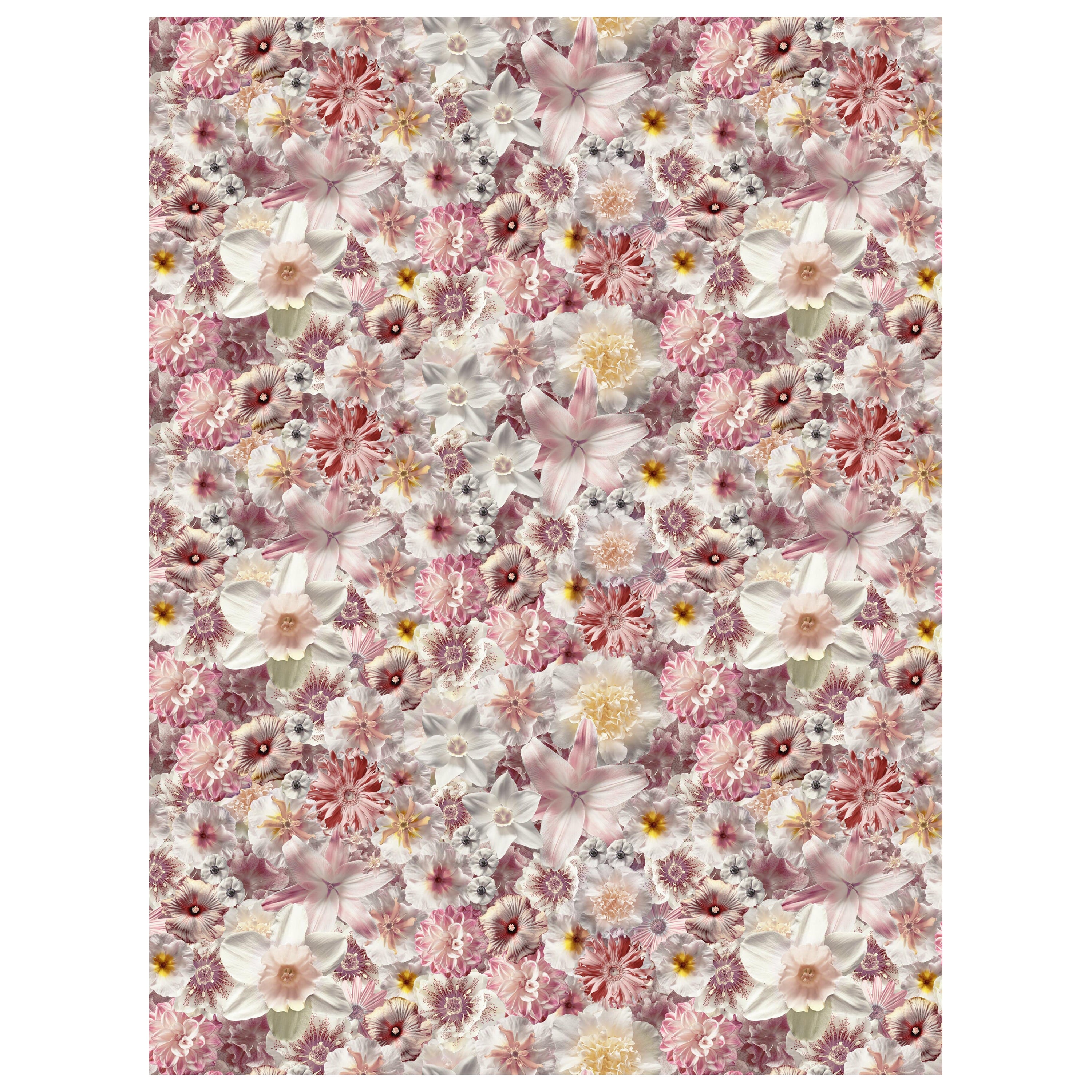 Großer rechteckiger Flowergarden Day-Teppich aus weichem Polyamide-Garnstoff von Moooi