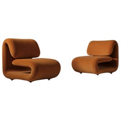 Etienne Henri Martin ‘Series 1500’ Lounge Chairs, France 1960s