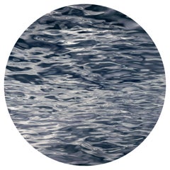 Moooi Small Fluid Water Round Rug in Low Pile Polyamide by Rive Roshan