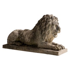 Composite Stone Lion, France, circa 1950