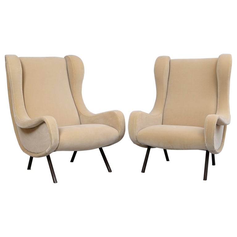 Marco Zanuso for Arflex Pair of Senior Armchairs, ca. 1950