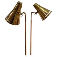 Paavo Tynell Floor Lamp Model K10-9 '9628' by Idman