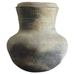 Antichissima terracotta coreana scavata / Bellissimo vaso cotto / Arte Wabi Sabi