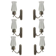 Set of Six English Single Arm Sconces