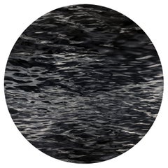 Großer fließender runder Ölteppich aus weichem Polyamide von Rive Roshan, Moooi
