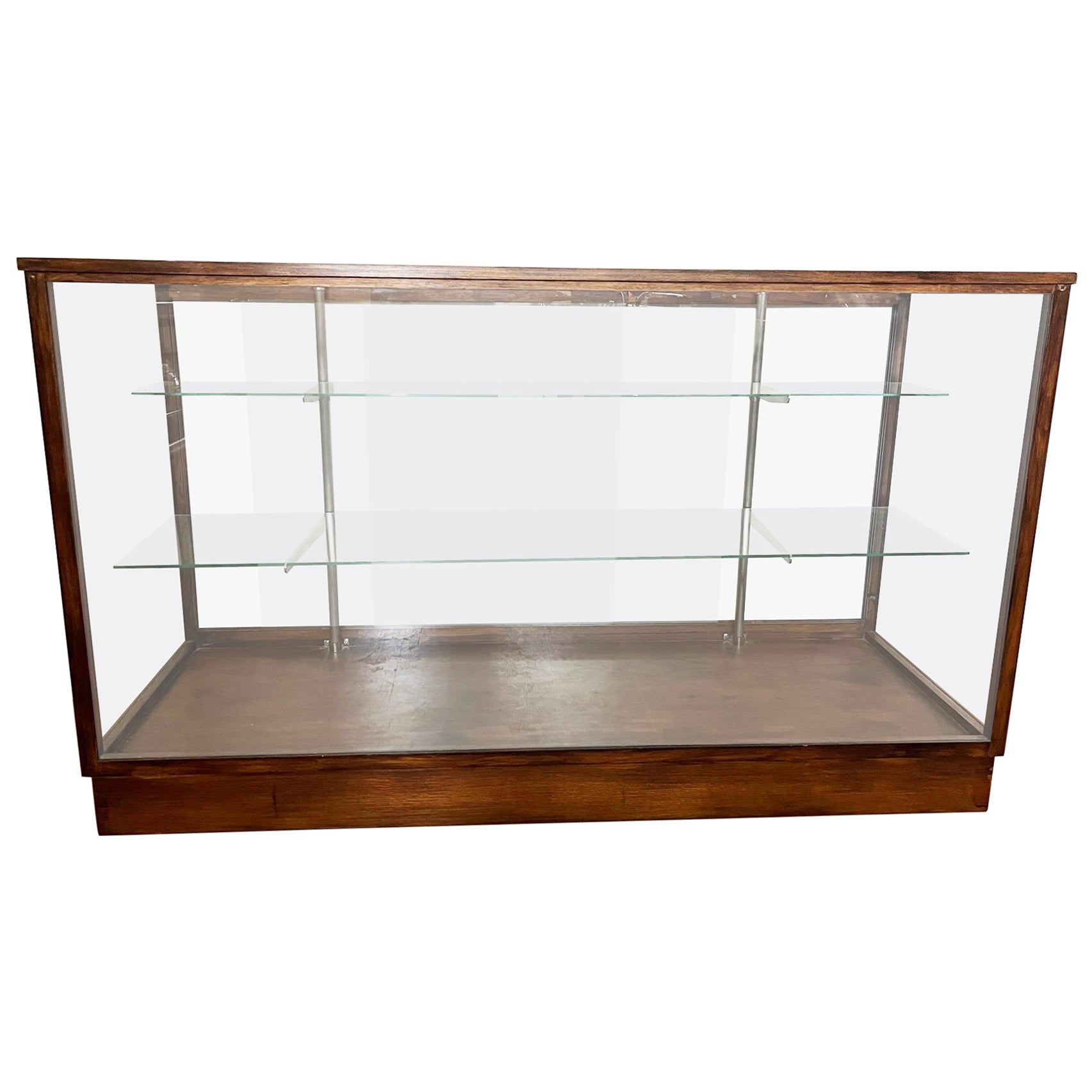 Display Case Wood and Crystal, 1900s For Sale