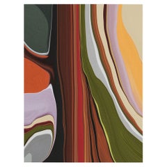 Tapis rectangulaire Tulip à petites couches liquides Moooi en polyamide