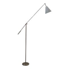 Rare Large Adjustable Mid-Century Italian Floor Lamp Robert Sonnema
