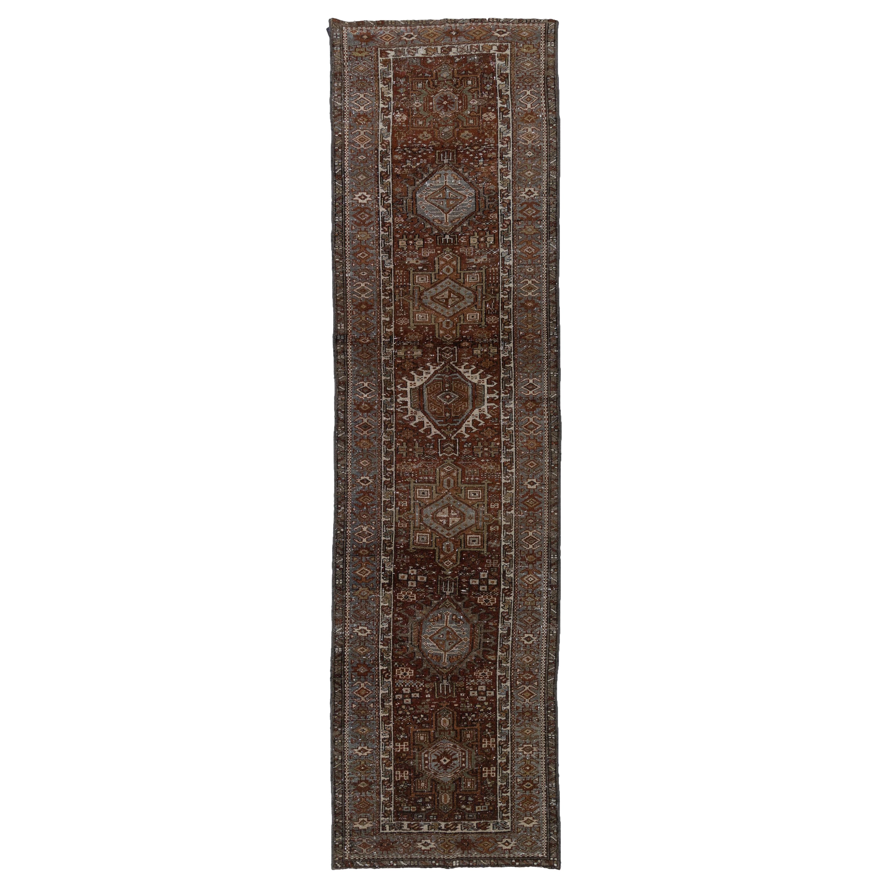 Vintage Persian Runner Rug For Sale at 1stDibs