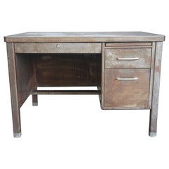 Industrial Desk with Great Distressed Finish