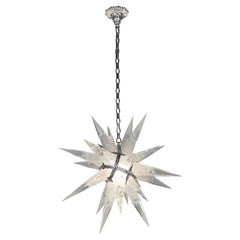 20th Century American Art Deco L'etoilé Chandelier by, Charles J. Weinstein