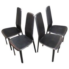 Juego de 4 sillas de comedor italianas by Cidue