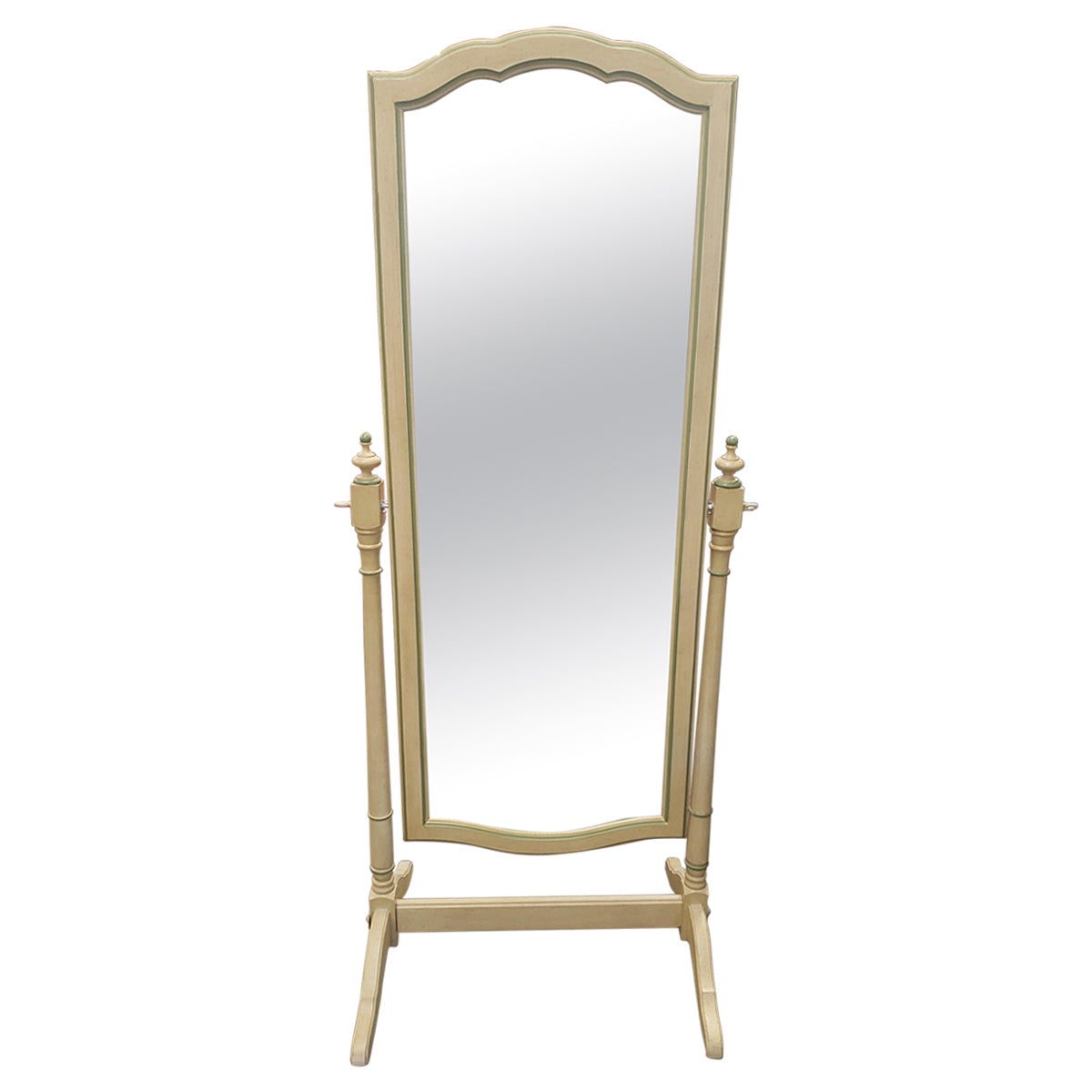 French Jansen Style Cheval Mirror at 1stDibs