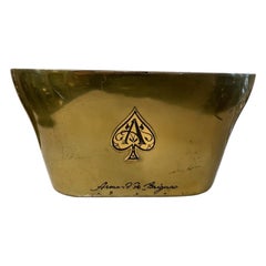 Vintage Brass Champagne Cooler-Armand de Brignac ‘Ace of Spades’