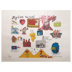 Niki de Saint Phalle "My love we won't"