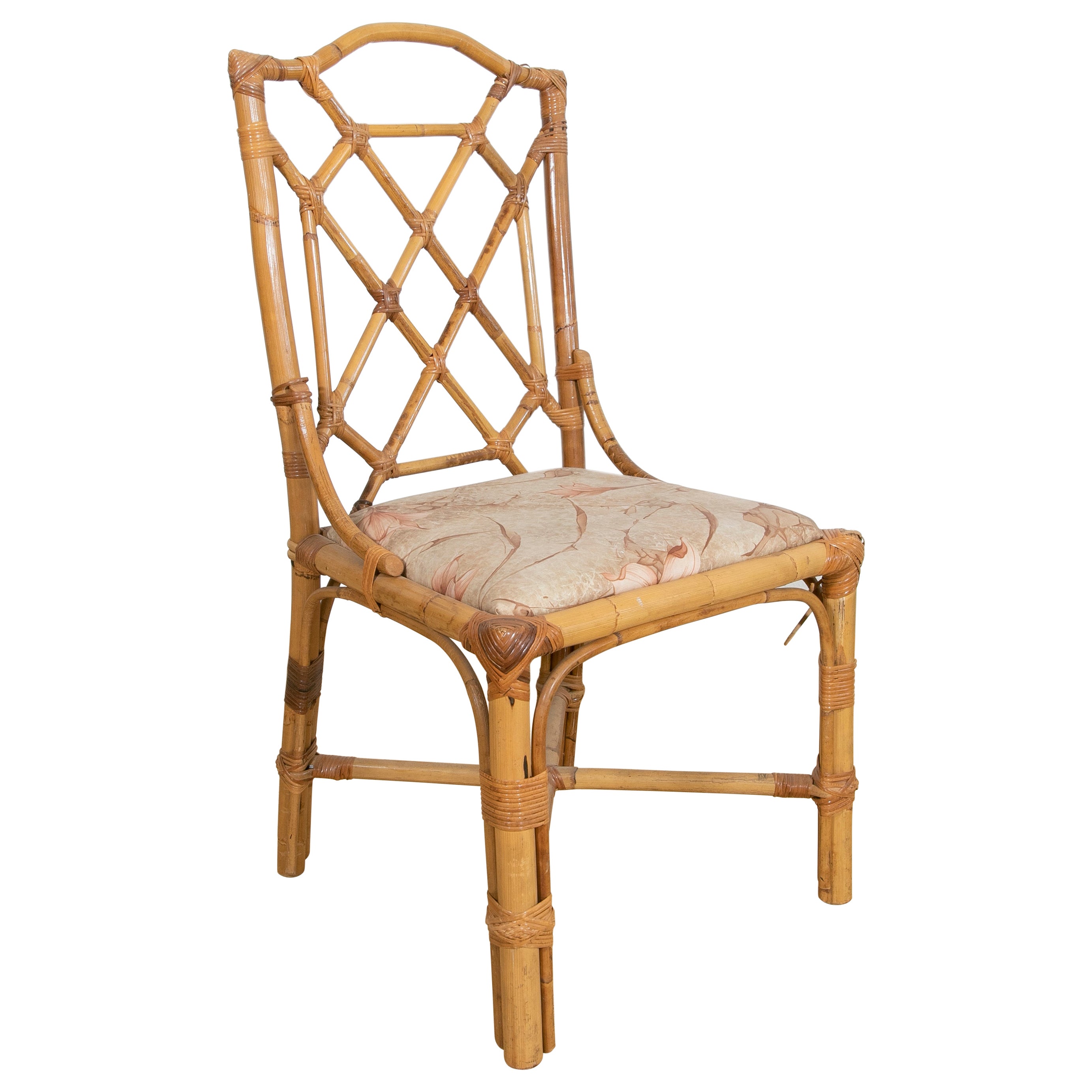 1980s, English Bamboo Chair  For Sale