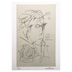 Basquiat " Portrait of Henry Geldzahler" 1982