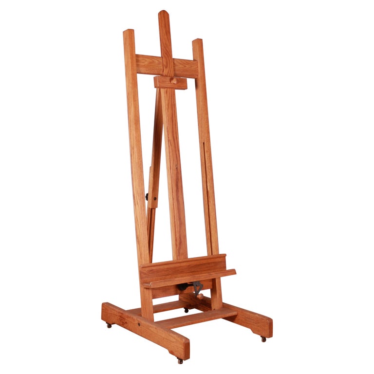 20th Century Scottish Oak Artists Easel For Sale at 1stDibs