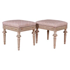 Pair of Swedish Gustavian Style Stools