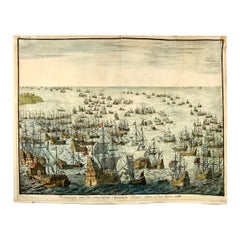 Antique Jan Luyken, Defeat of the Spanish Armanda in 1588