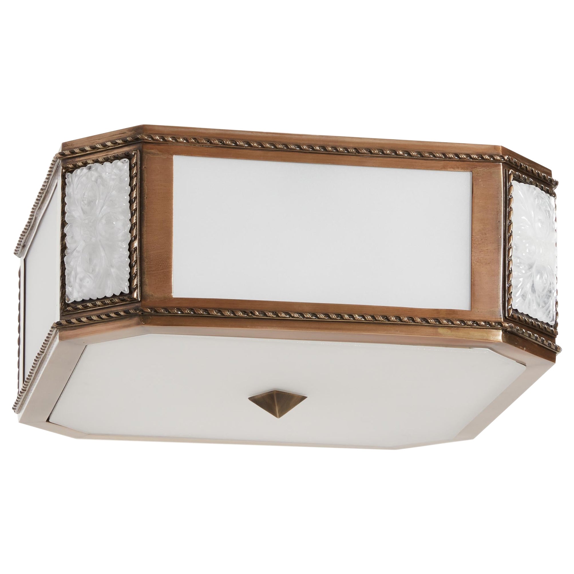 Compass Flush Mount in 24" by David Duncan Studio For Sale at 1stDibs