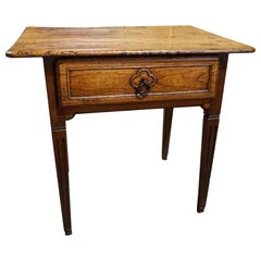 Eighteenth Century Continental Side Table with Single Drawer
