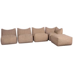 Antique 1970s Mario Bellini 5-Piece Bambole Sofa Set for B&B Italia