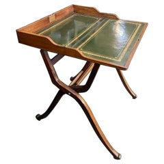 Late 18th Century English Mahogany and Leather Writing Desk