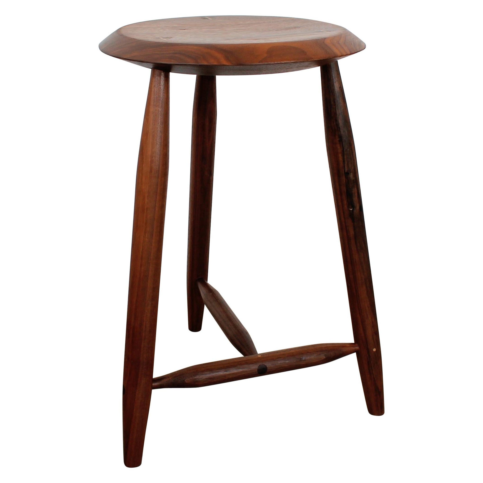 Counter Stool in Walnut For Sale at 1stDibs