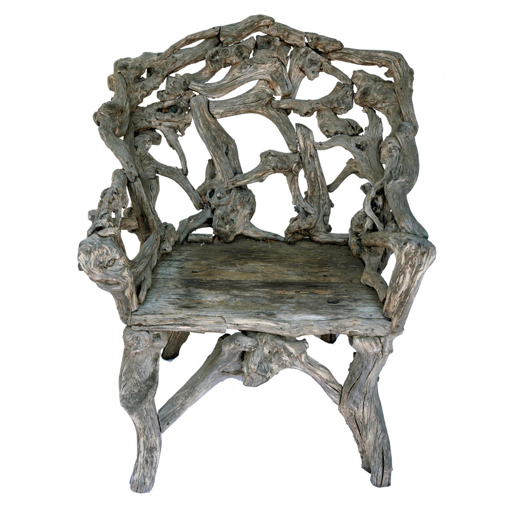 King Driftwood Patio Chair For Sale