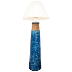 Tall Kähler Ceramic Table / Floor Lamp 