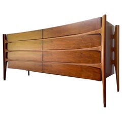 Vintage William Hinn Exoskeleton Style Dresser by Jorgen Clausen Refinished