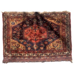 Face de sac Gashkai de collection faite à la main, années 1880, 1B938