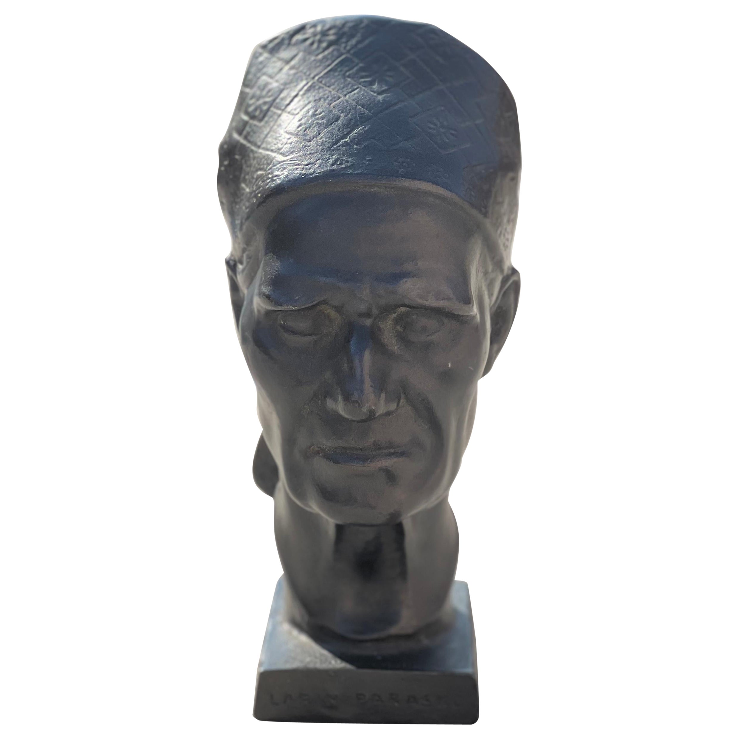 Bronze Bust of Larin Paraske, by Artist Alpo Sailo 'Signed', 1935, Finland For Sale