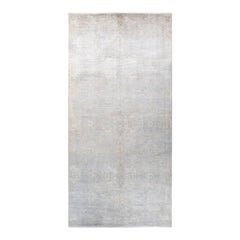One-of-a-kind Hand Knotted Wool Vibrance Light Gray Area Rug