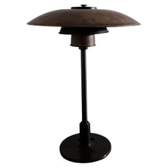 Poul Henningsen "PH 3/2" Table Lamp in Copper by Louis Poulsen, Denmark, 1930s