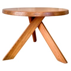 Table T 21 a by Pierre Chapo from 1978 in French Elm