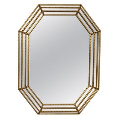 LaBarge Hollywood Regency Style Gilt Wood Mirror