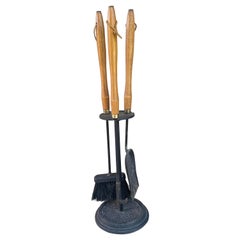 Used Modern Set of Fireplace Tools 