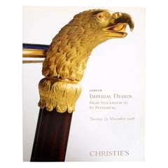 Christie's Imperial Design De Stockholm à Saint-Pétersbourg, 25 novembre 2008