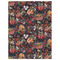 Moooi - Grand tapis rectangulaire Rendezvous Tokyo bleu indigo en laine