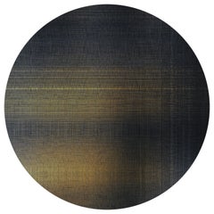 Moooi Petit tapis rond Shantung en toile de tissu polyamide à motif de courtepointe