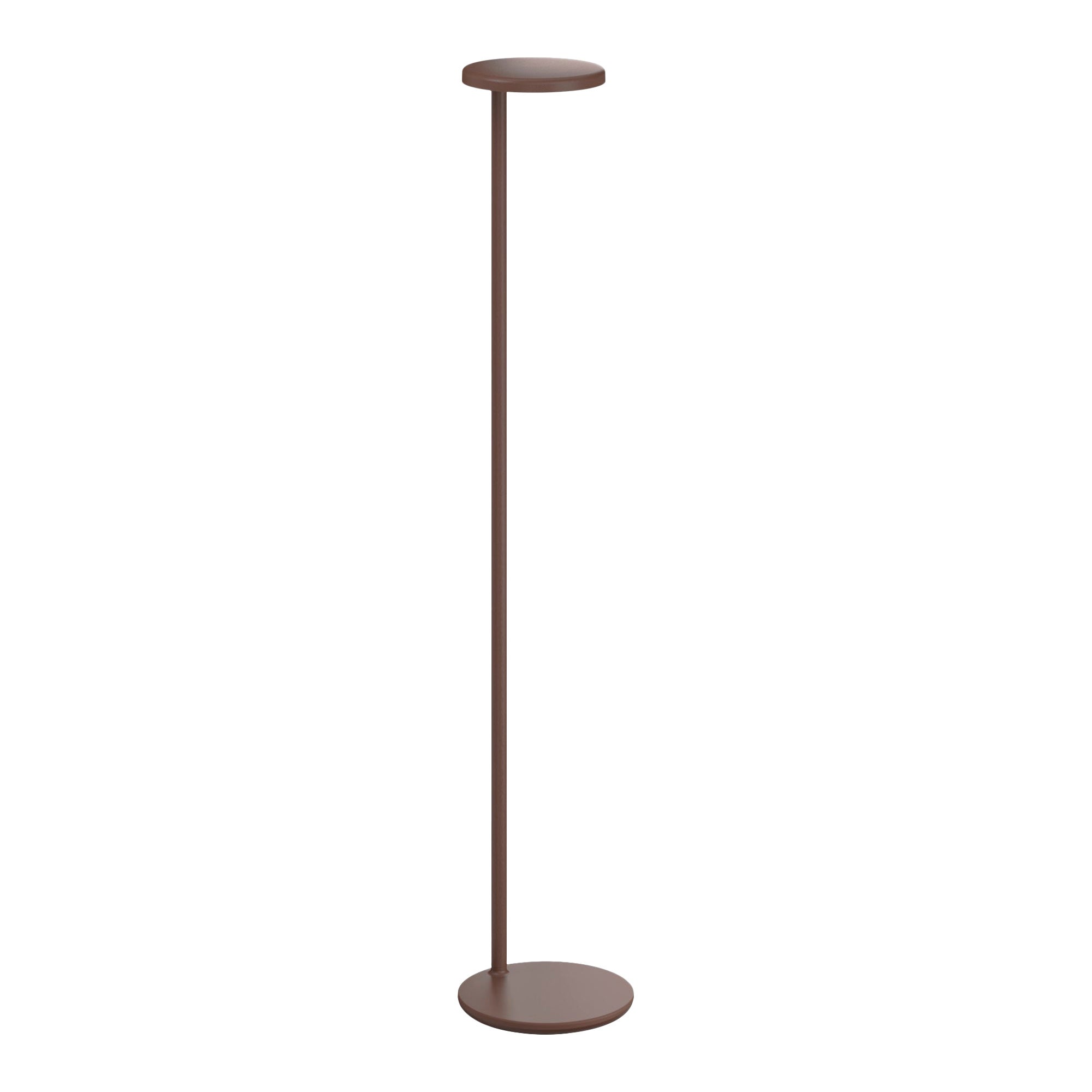 Flos Oblique 2700K Floor Lamp in Brown with USB-C by Vincent Van Duysen For Sale