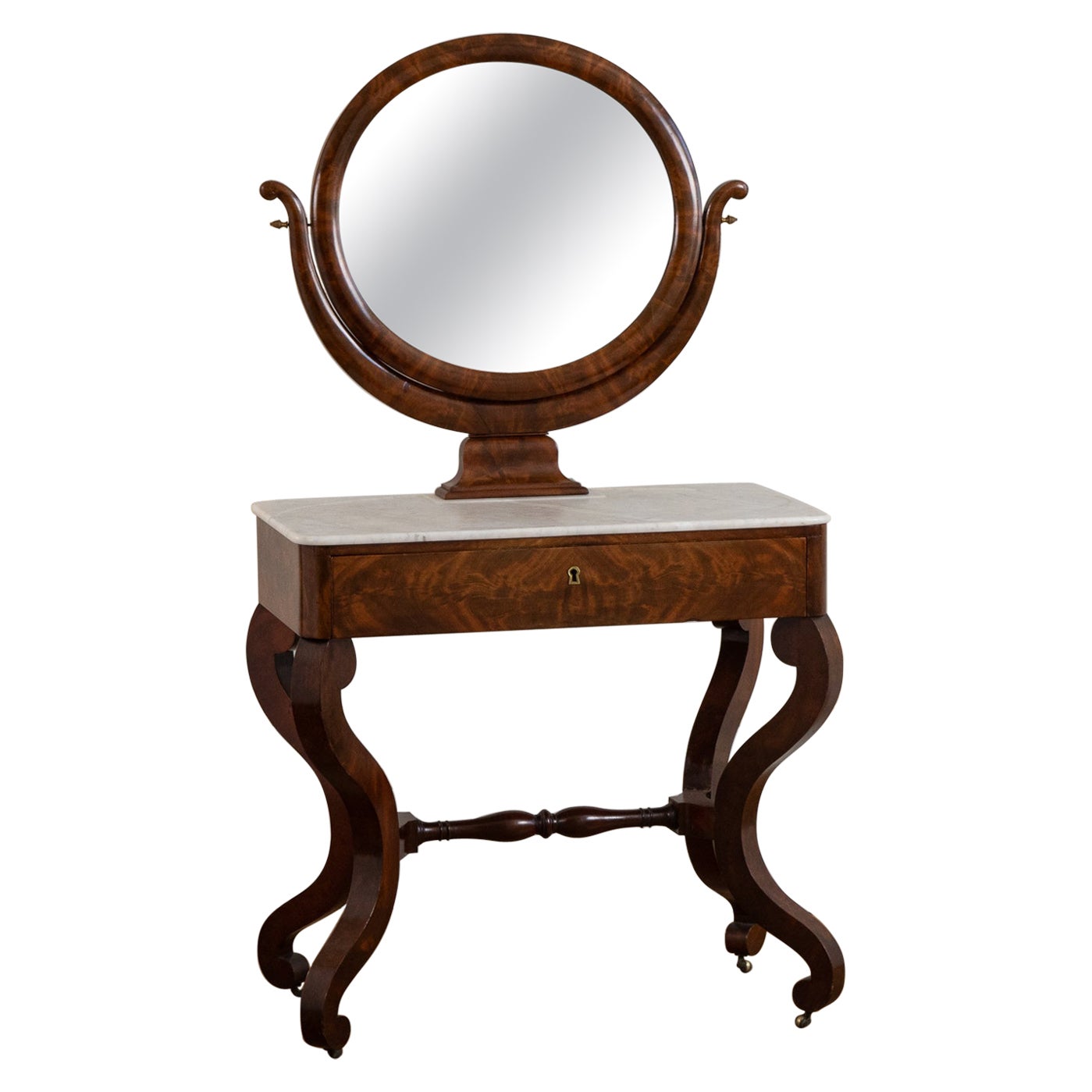 Mahogany Dressing Table /Vanity Table from the Early 19th Century For Sale