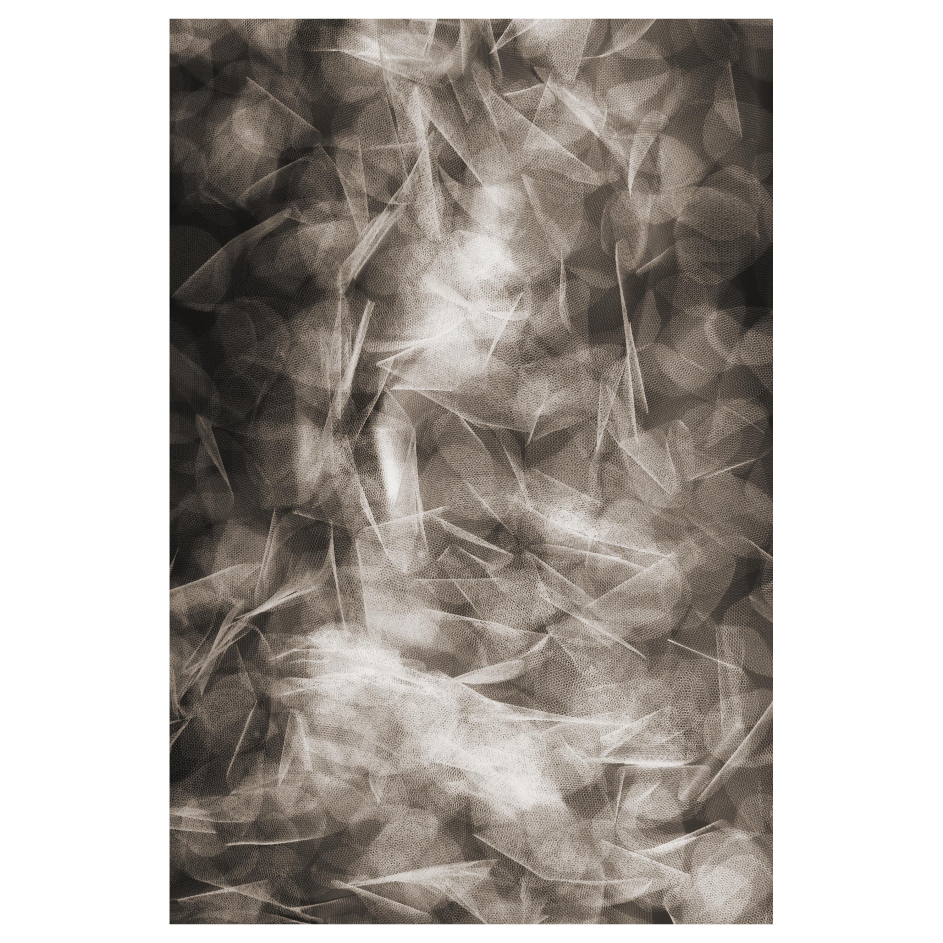Kleiner Moooi-Teppich mit fallenden Blütenblättern aus Wolle mit blindem Saum, Ferry Schiffelers